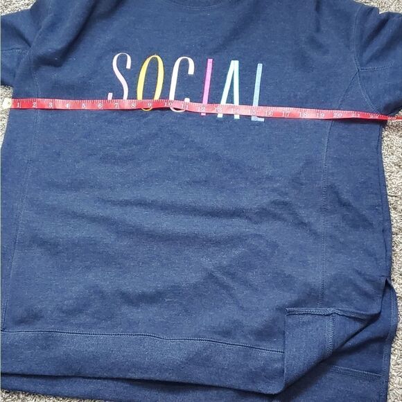 Wildfox Blue Social Sweatshirt - Picture 3 of 6